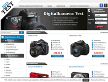 Tablet Screenshot of digitalkamera-test.com